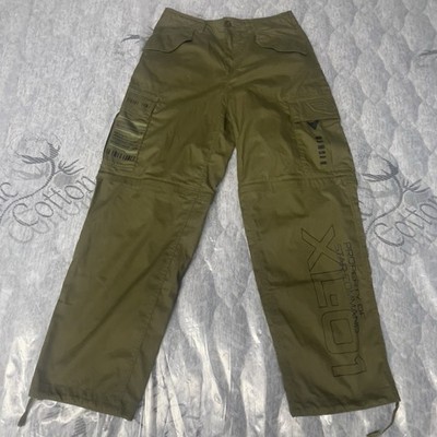 Disney Pixar Buzz Lightyear Convertible Cargo Pants/shorts Green Sz W29 L29