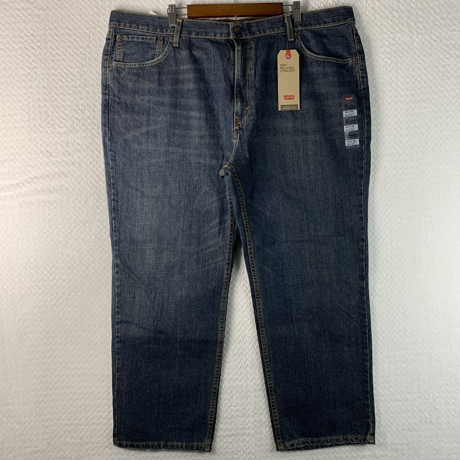 's 46/30 B&t Relaxed Fit Straight Leg Blue