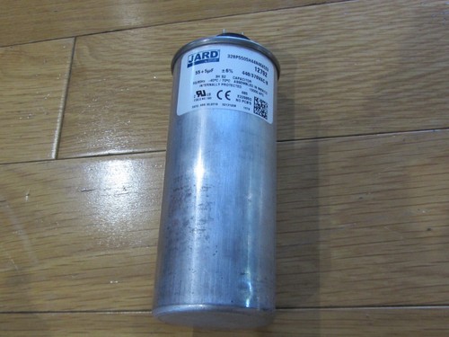 12792 Motor Run Capacitor Jard by MARS, 55 + 5 MFD 440/370 VAC Round-NEW IN BOX!