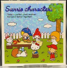 Hello Kitty Sanrio mini sticker Snsky Japanese Card TCG Rare Seal Anime