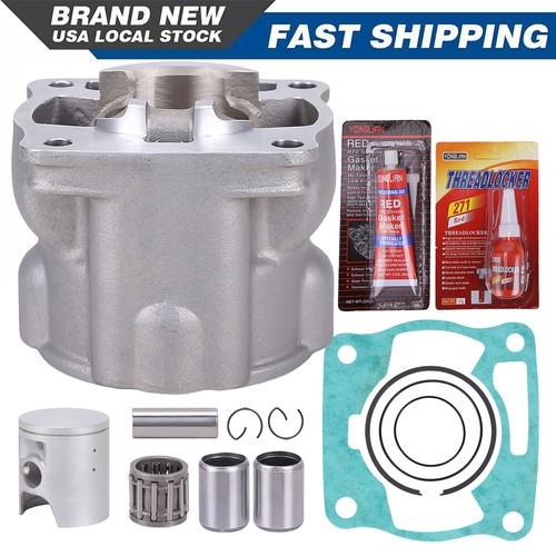 Cylinder Piston Gasket Top End Rebuild Kit For Yamaha Raptor 80 YFM80W YFM80R