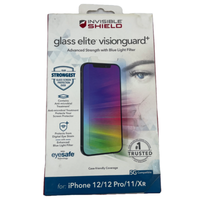 InvisibleShield Glass Visionguard+ Screen Protector iPhone 12/12