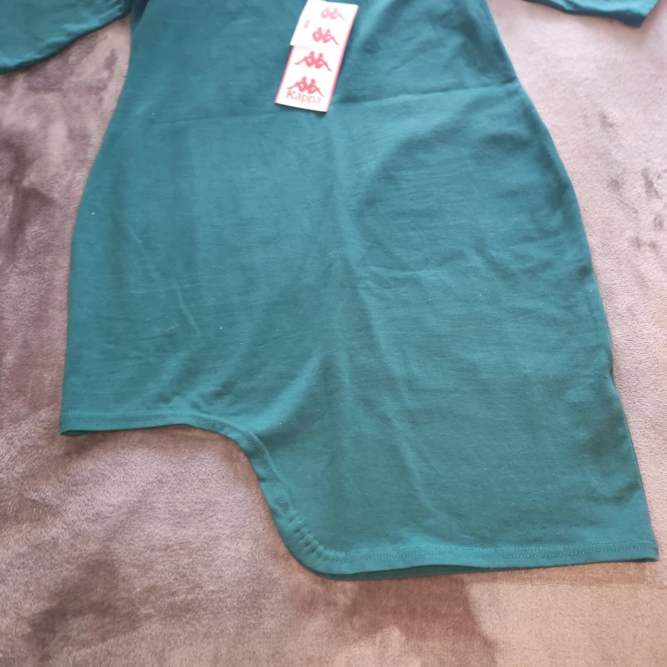 Vestido Kappa Auténtico Gardavie Lentejuelas Verde Pino Asimétrico Mini Vestido Talla L Foto 4 de 4