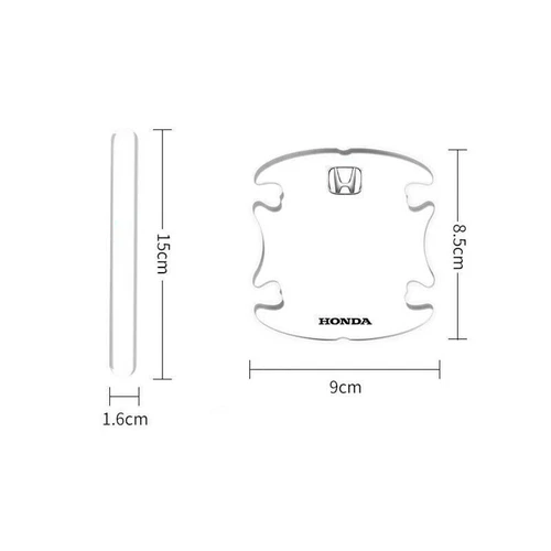8PCS Invisible Car Door Handle Bowl Anti-Scratch Protector Sticker For Honda - Bild 3 von 10