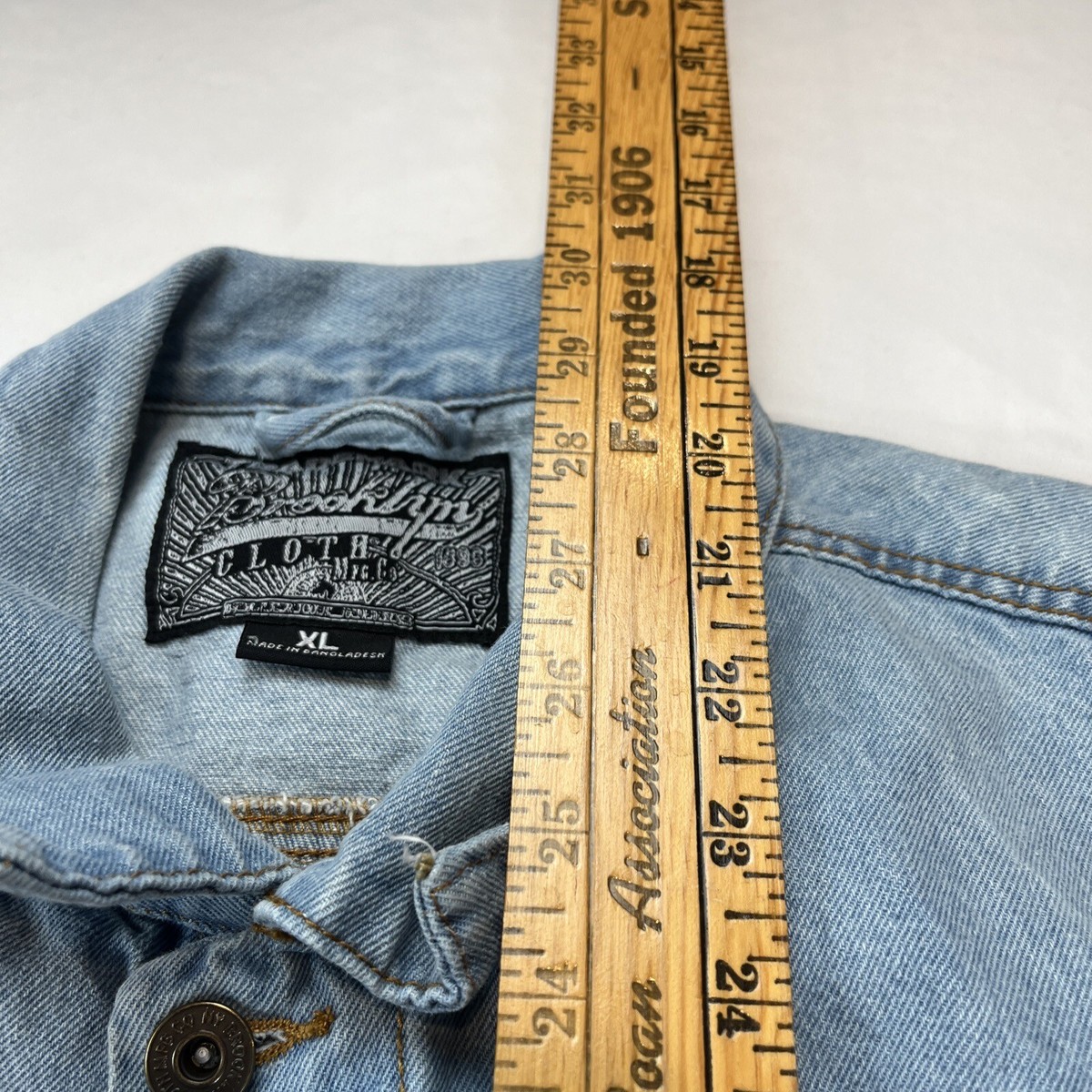 Brooklyn Cloth Jean Jacket XL Joker Painted Have a Nice Day Brooklyn Cloth Jean Jacket XL Joker Painted Have a Nice Day