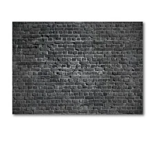 Black Brick Wall Photography Backdrop Photo Studio Backdrop Podcast Studio De...