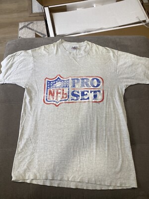 VTG 90s NFL Pro Set Football Single Stitch T Shirt XL Fruit Of The Loom Usa Made