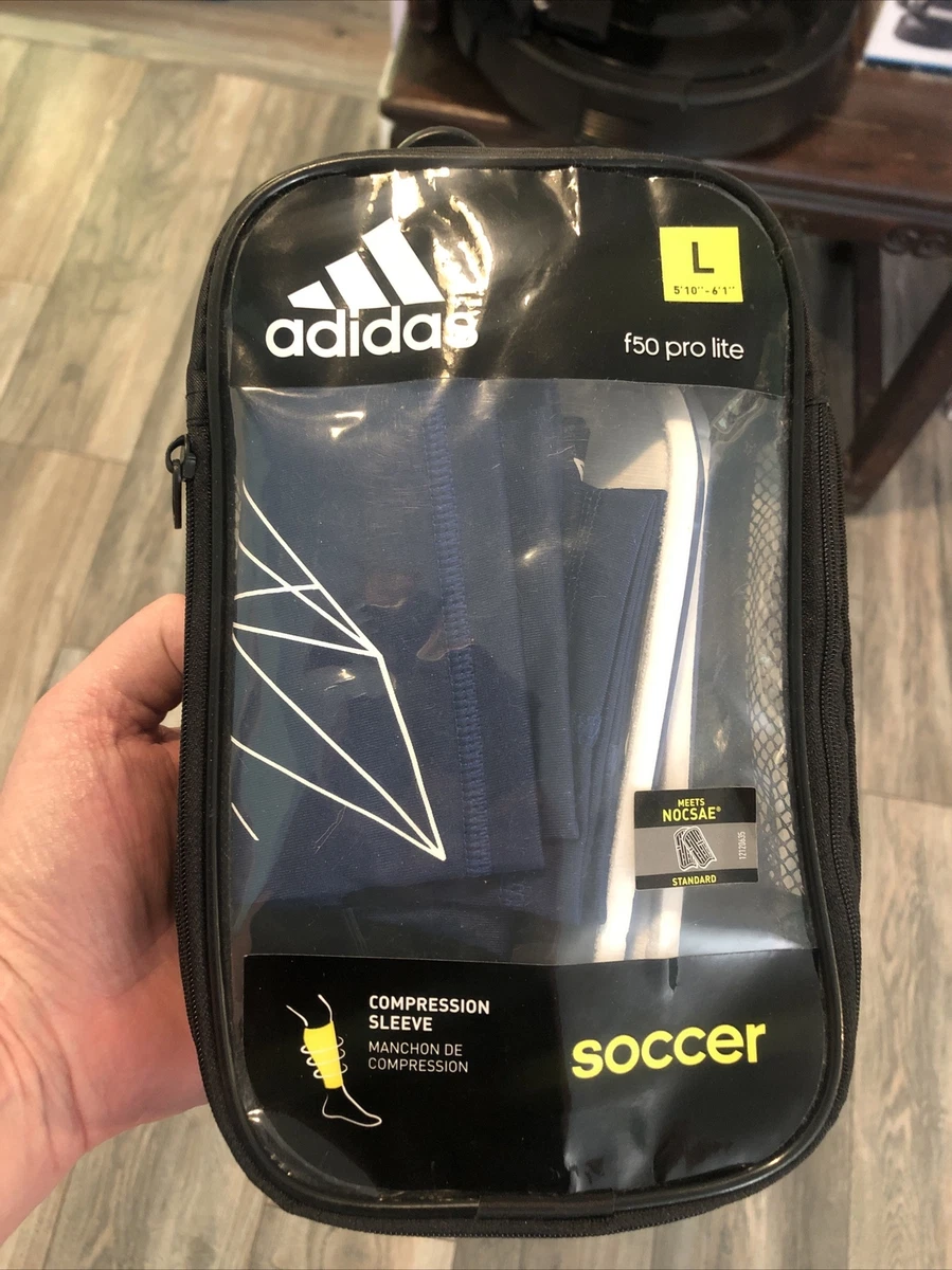 New Adidas F50 Pro Women's Large Soccer Pads Plus Sleeves |