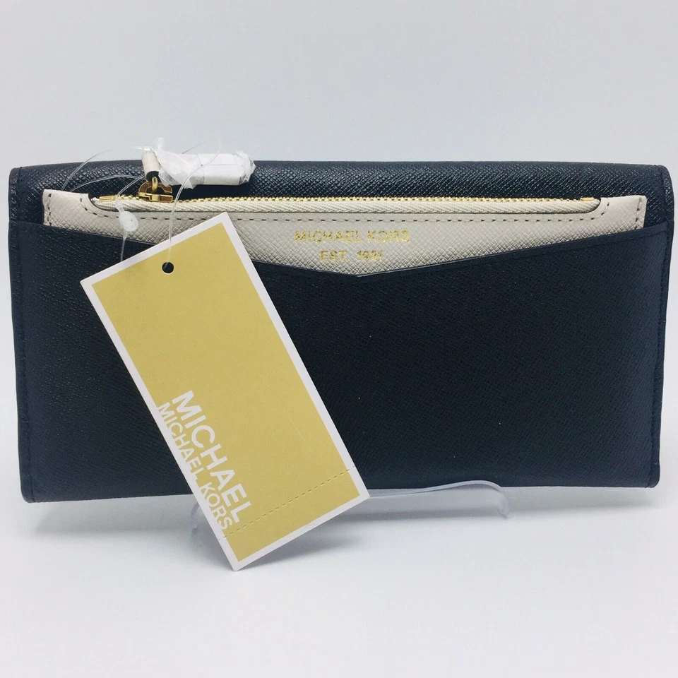 Michael Kors SAFFIANO цвет блока кожи сумка бумажник застежки большой тонкий клапан - Изображение 3 из 4
