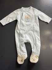 Little Me 3 Month Blue Bear Sleeper NWOT Cotton
