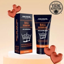 Viking Revolution Balls Deodorant for Men Aloe Vera and Purslane Groin 3.4 oz