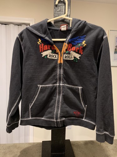 Hard Rock Cafe Rock and Roll Hoodie Niagara Falls, NY Youth Size XL