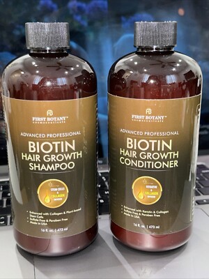 Biotin Hair Growth Shampoo Conditioner - An Anti Hair Loss Set Thickening for...