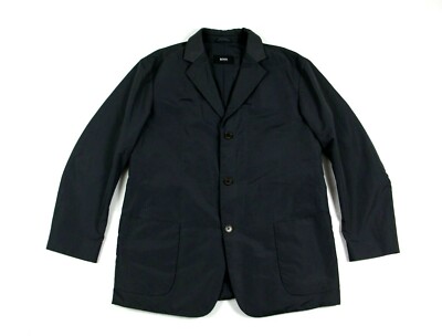 HUGO BOSS MORAN Lightweight Men's Coat Herren Mäntel Gr. 52 grau WIE NEU!