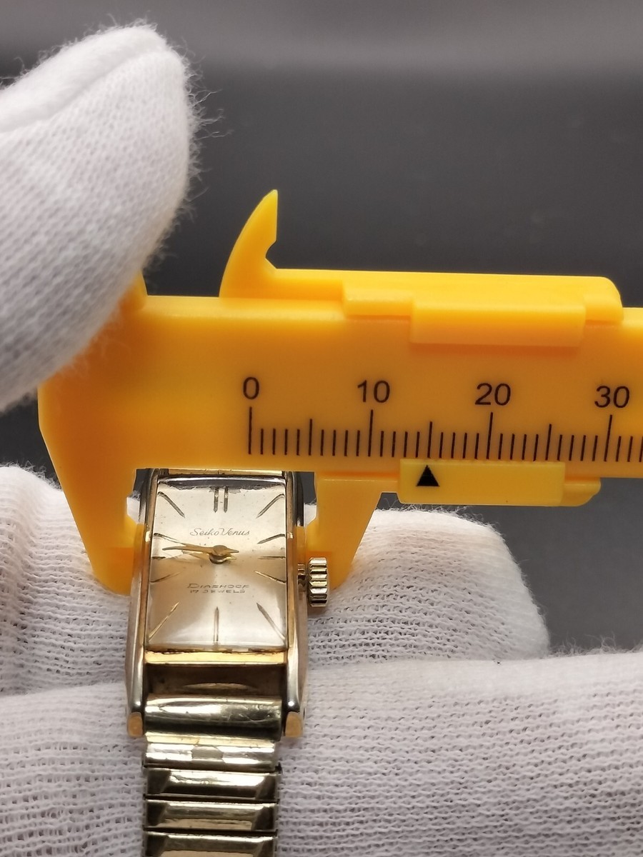 Vintage SEIKO DIASHOCK 17JEWELS EGP 20MICRONS BACK STEEL Ladies