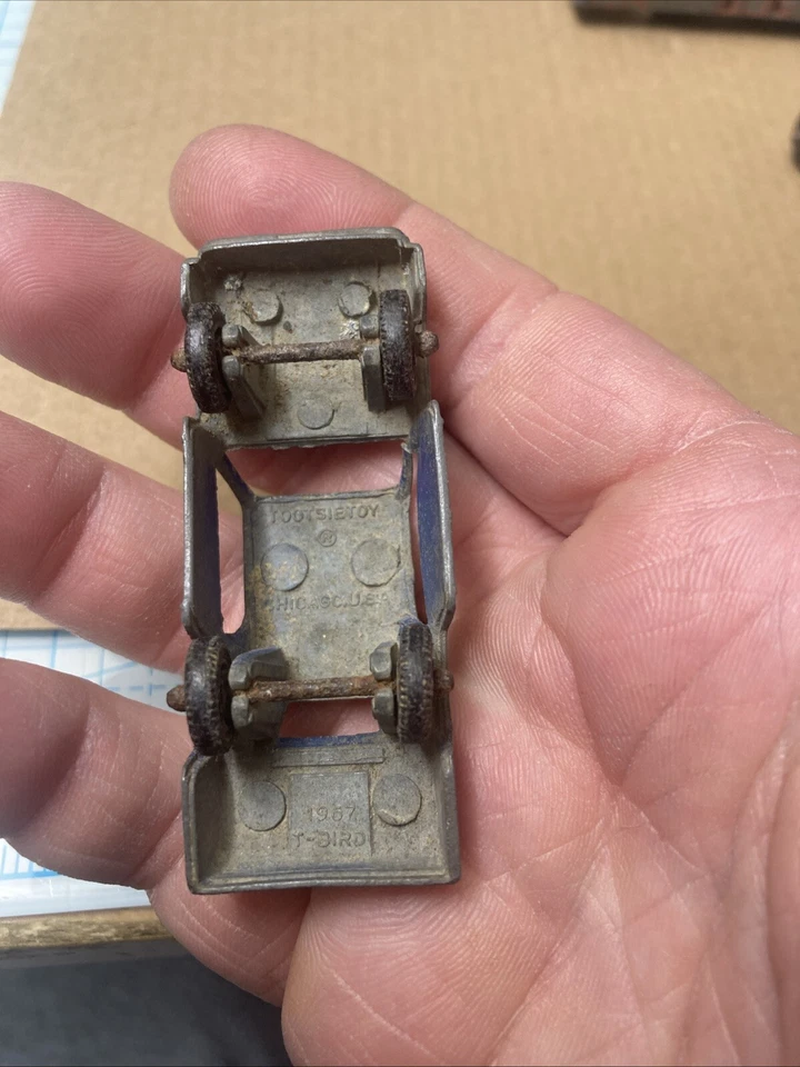 3 USED Vintage USA-Made Diecast Toy Cars- 2 Midgetoy/1 Tootsietoy. NICE LOT-LOOK - Image 4 of 4