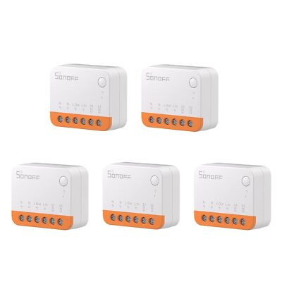 SONOFF MINIR4 WiFi Smart Switch Works with Alexa Google Home eWelink APP 5-Packs