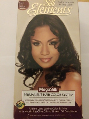 Silk Elements MegaSilk Permanent Hair Color, Coco Brown #504, Hair Dye