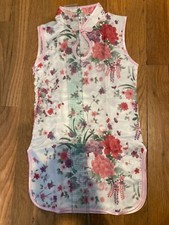 Girls Floral Dress Traditional Chinese Lunar New Year