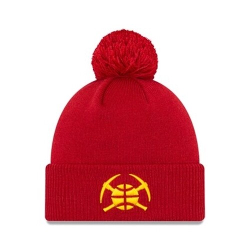 Denver Nuggets NBA Red Beanie New Era Bobble Hat | New w/Tags | Quality Brand