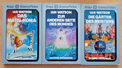 Ian Watson , 3 SF Bücher , Knaur Science Fiction , guter Zustand