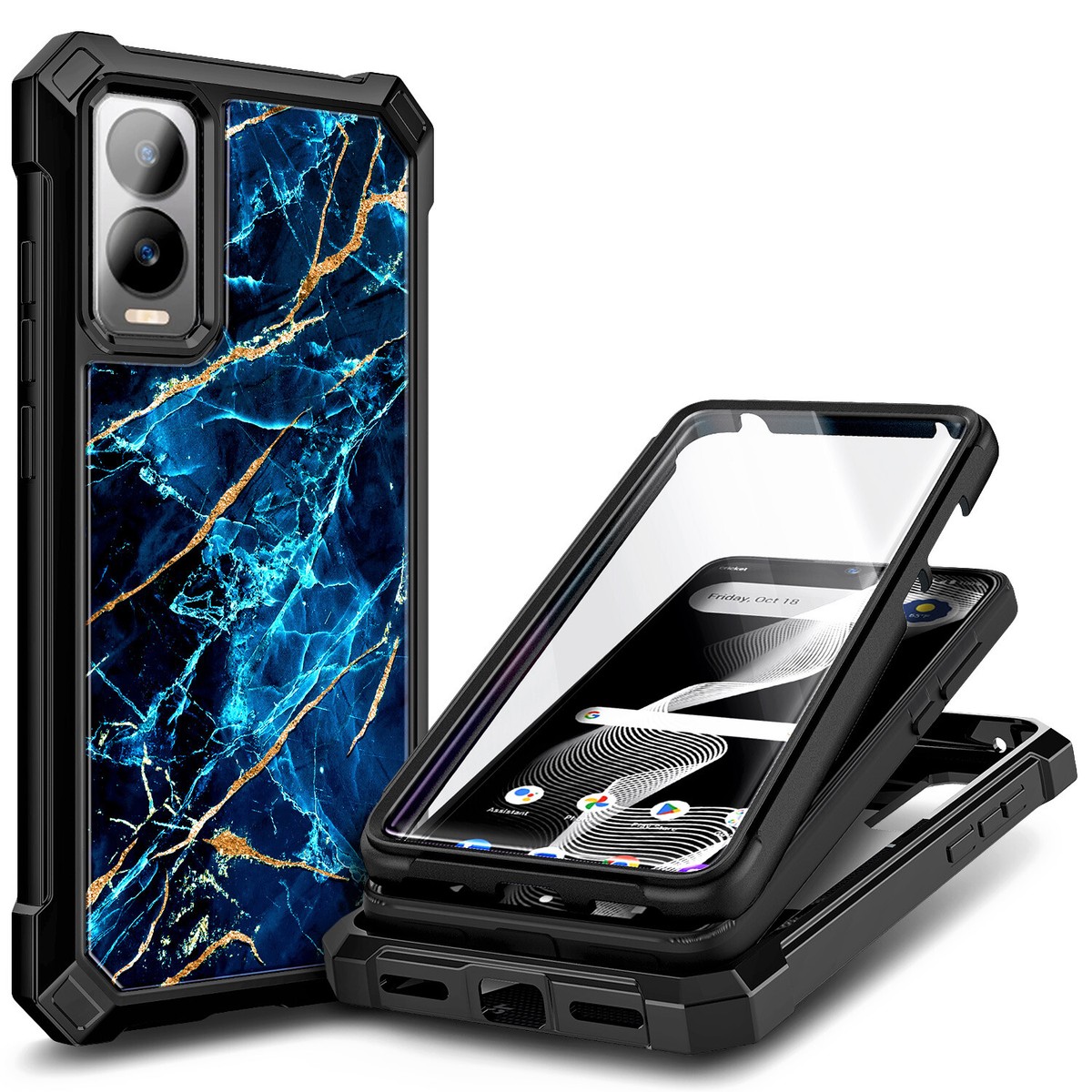 Vista For Cricket Debut S3 Case/AT&T Case With Screen Protector