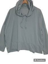 Sz XXL Mondetta Women's Oversized Hoodie Pullover Moisture Wicking Green EUC