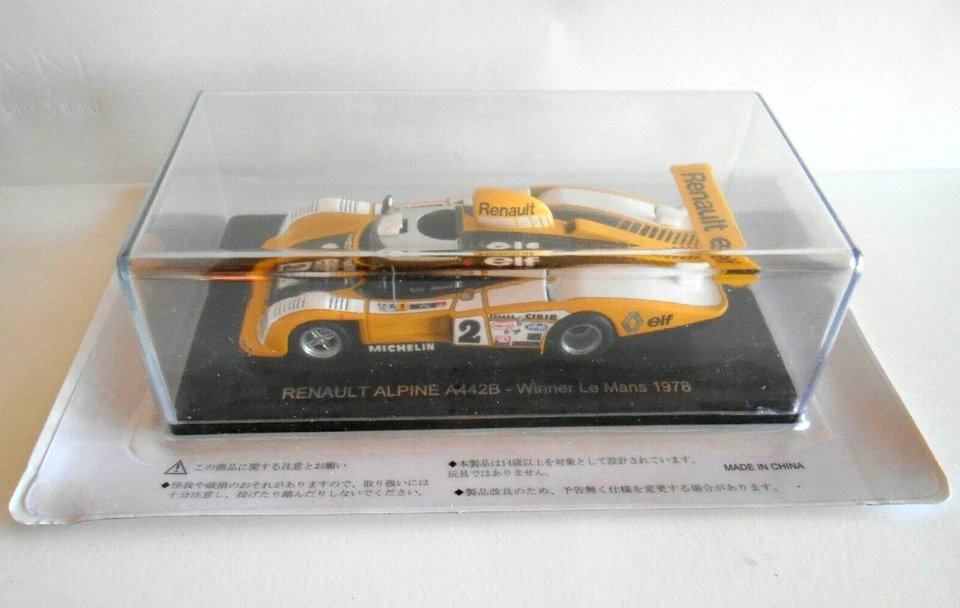 DIE CAST RENAULT ALPINE A442B - WINNER LE MANS 1978 SCALA 1/43 - Immagine 2 di 2