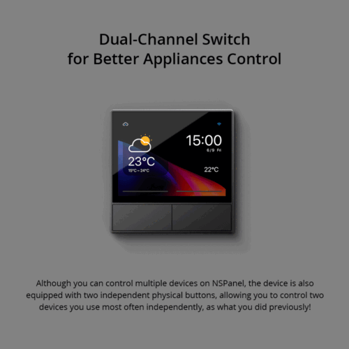 SONOFF NSPanel Smart Scene WiFI Wall Switch 86 Type Thermostat Display HMI Panel - Picture 4 of 12