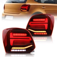 Voll Led RüCkleuchten Passend FüR Vw Polo 6R 6C 2011-2017 Rot In Dynamischer Bli