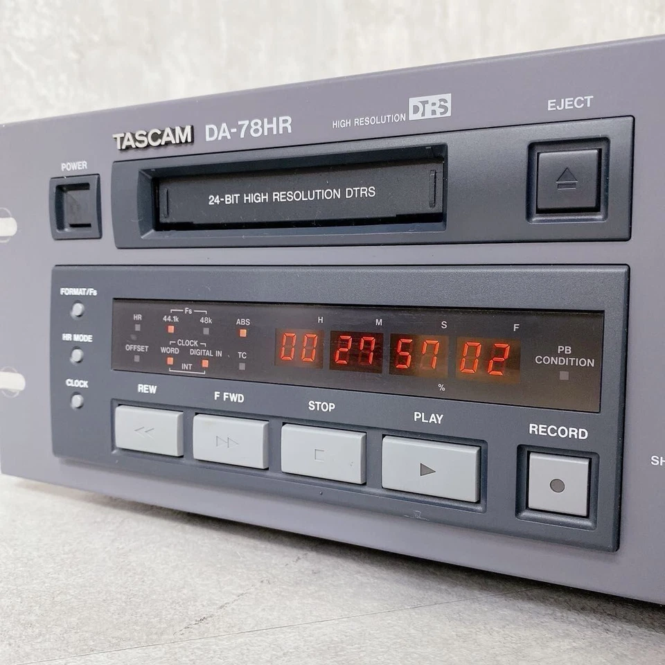 Tascam DA-78HR 8-Track Multitrack DTRS Tape Digital Recorder - Image 3 of 4