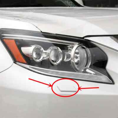 Left Headlight Washer Nozzle Cap Cover For 2014-2020 Lexus GX460 - White OEM Part - View #5