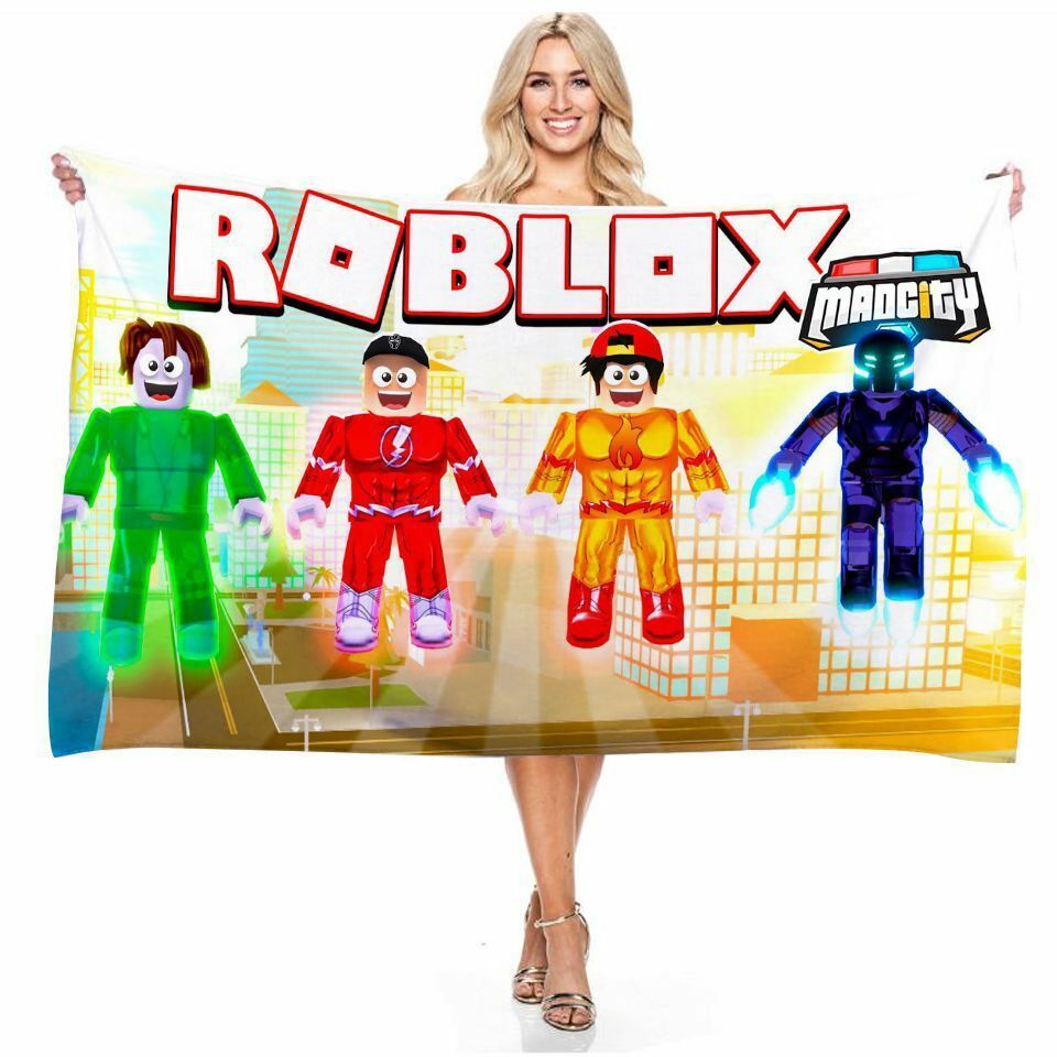 Roblox Face Kids Bath Towel by Vacy Poligree - Pixels