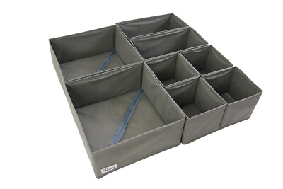 Periea Schublade Organizer Einsatz Kleiderschrank Aufbewahrungsbox Teiler Socke BH Unterwäsche