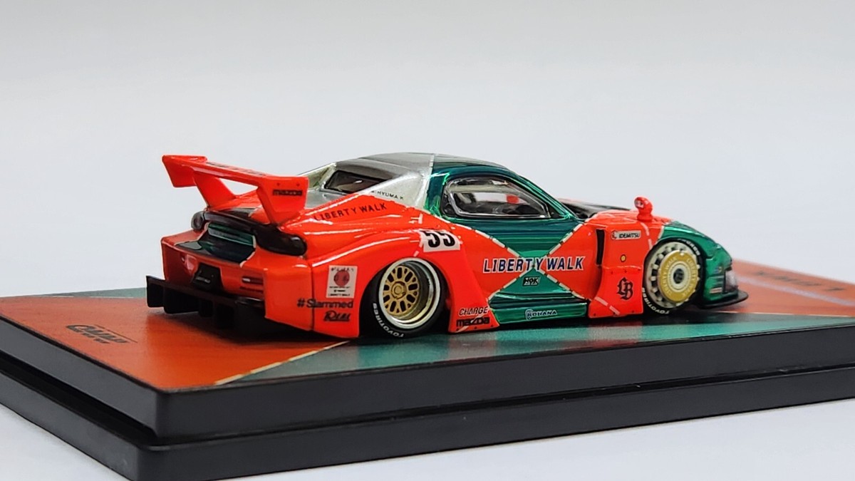 Inno64 イノモデル マツダMAZDA RX7 CHASE+NORMAL Chase 1:64 Inno64 Mazda RX-7 FD3S LB-Super Silhouette LBWK