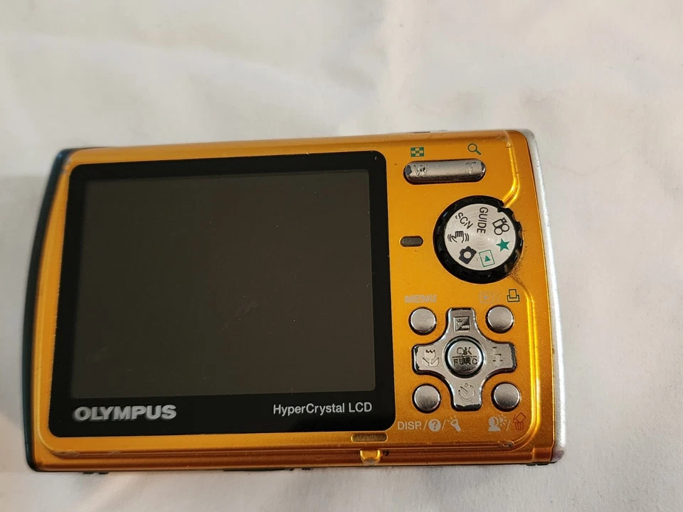 Olympus Stylus 790 SW 7.1MP Digital Camera - Sunset orange Not Tested - Image 2 of 4