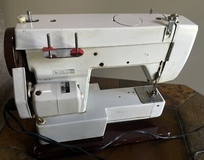 Vintage JC Penney 6925 Stretch 344C Sewing Machine With Pedal