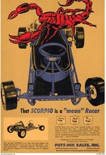 1960 Scorpio Mean Racer Go-Kart ad  | 24X18 inch POSTER | wall art, decor