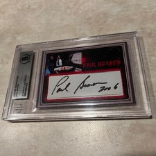 🔥Paul Bearer WWF Signed Autograph Auto BAS Slab Encapsulated Beckett Custom