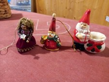 Nikolaus 2 Stück und Engel 