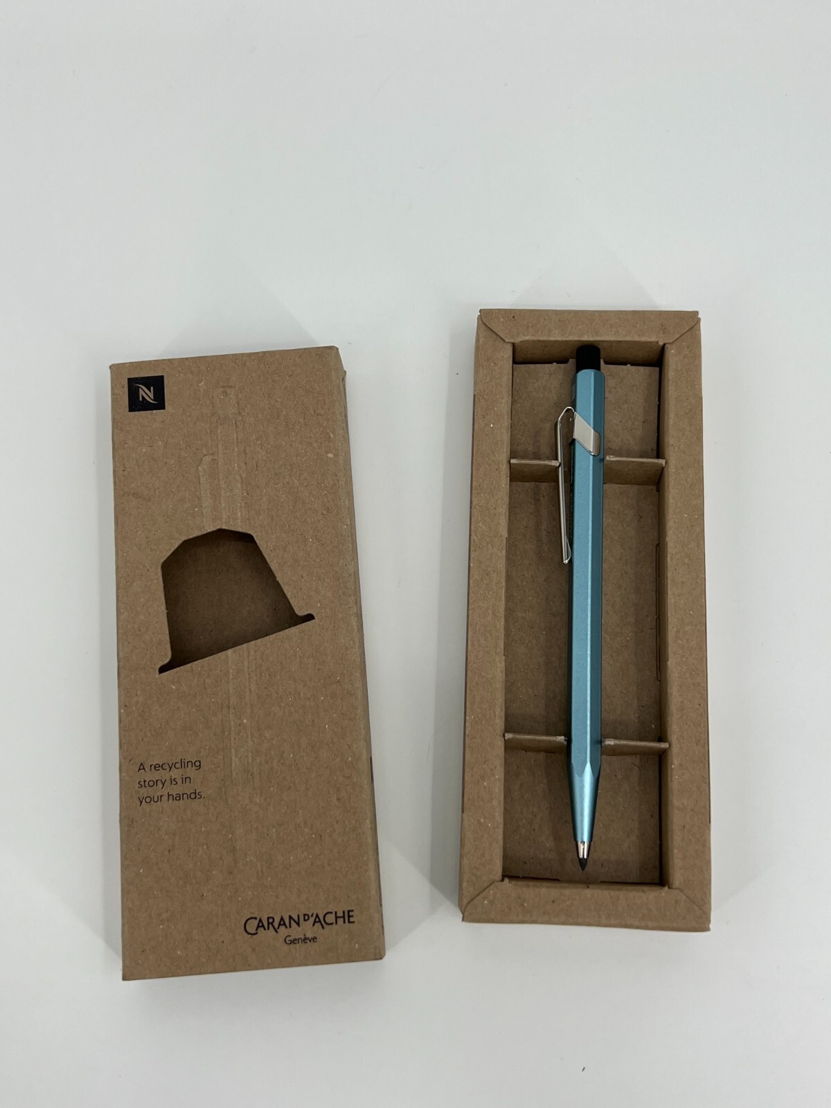 Caran d'Ache Fixpencil Nespresso Limited Edition 2mm Lead Pencils Blue  NIB