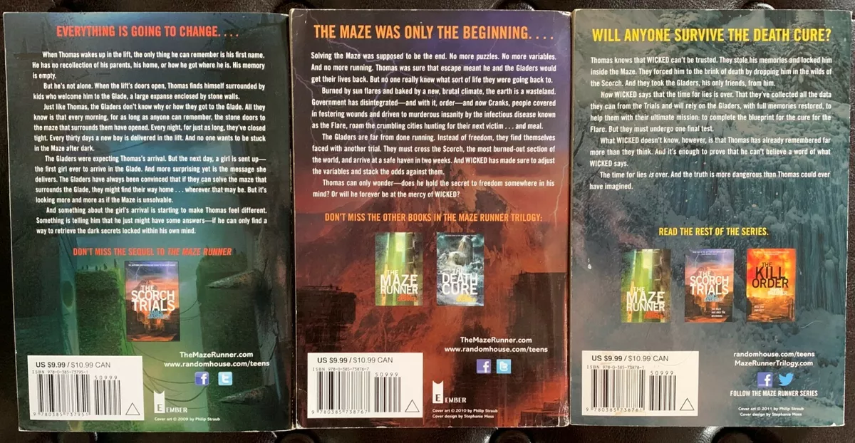 The Maze Runner 3 Books Series Collection Pack Set - James Dashner:  9783200330498 - AbeBooks