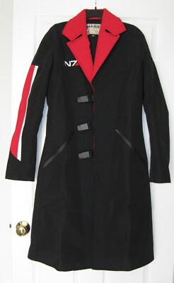 New Men's Mass Effect N7 Trench Coat x Volante Waterproof Jacket