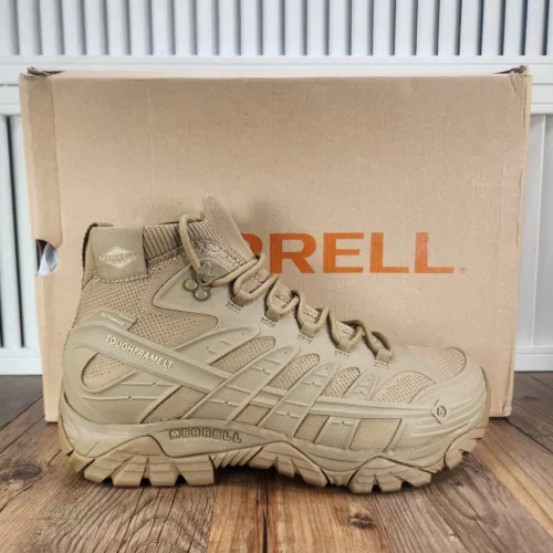  with box Merrell Moab Velocity Tactical Mid WP Mens Size 10 Tan Waterproof H