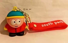 SOUTH PARK-ERIC CARTMAN-KEYCHAIN WITH CLIP-BRAND NEW BUT NO TAGS-VISIT OUR STORE