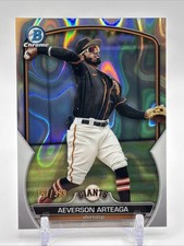 2023 Bowman - Chrome Prospects Aeverson Arteaga #BCP-60 Lava Refractor /399 (RC)