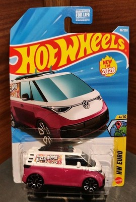 NEW FOR 2026 HOT WHEELS  VW ID. BUZZ BOMB  HW EURO  4/10 E-CASE 1:64 DIE-CAST
