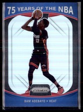 2021-22 Panini Prizm Basketball 75th Anniversary Bam Adebayo Heat 10