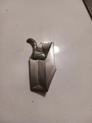 Vintage JJ Pewter Tone Cat In The Bag