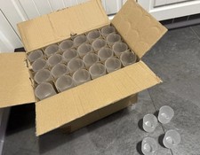 Meredith 9cl Frosted Empty Candle Glass Jars - Box Of 96 Pieces - Crafts Etc